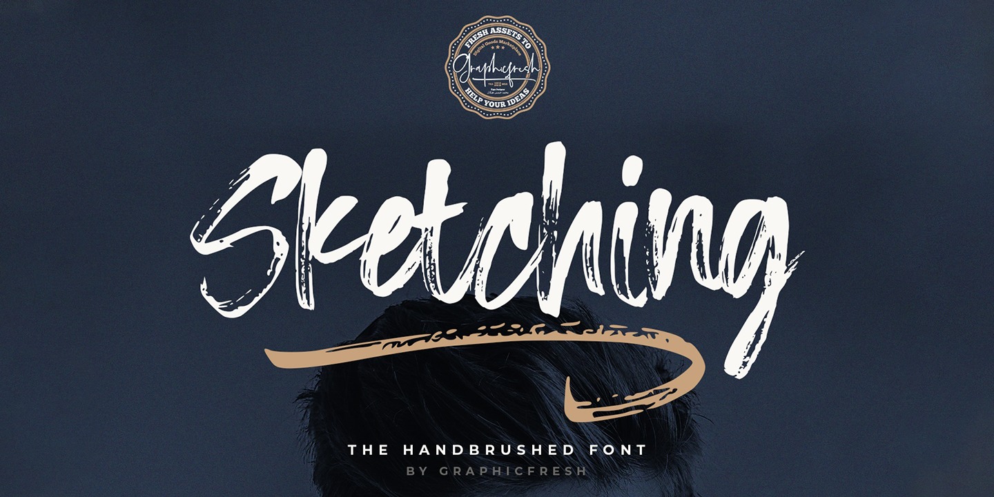 Sketching Font preview